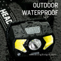 Rechargeable waterproof 150lm fishing COB Sensor headlamp